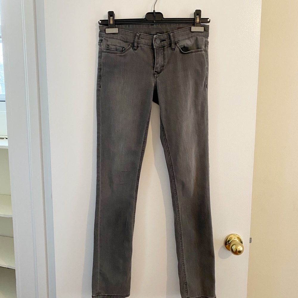 Club Monaco grey washed skinny jeans